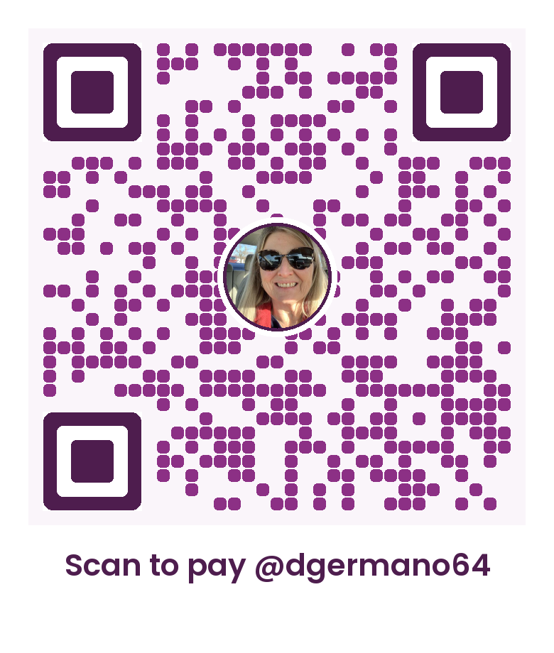 Venmo QR code for @dgermano64